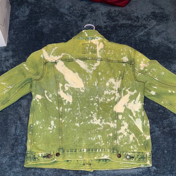 Levi's Green and White Denim Jacket - Picture 3 of 3